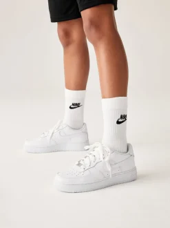 Nouveau Blanc - Nike Youth Air Force 1 Trainers