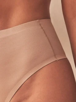 Nude - Culotte de coton mélangé de qualité supérieure avec contrôle de l'abdomen