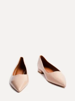 Nude - Linzi Orian Ballet à bout pointu Chaussures plates