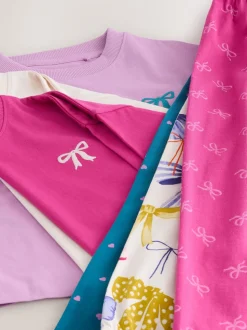 Nœuds brillants - Lot de 3Joggings pyjama (3-16ans)