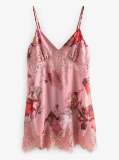 Nuisette B by Ted Baker Winter Glow en dentelle de satin rose