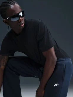 Obsidienne - Pantalon de jogging Nike Club en polaire coupe large