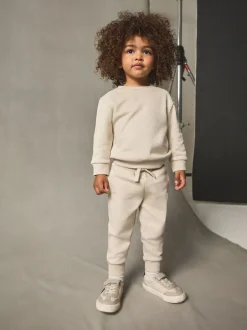 Off White écru - Ensemble sweat-shirt et jogging (3mois-7ans)