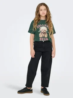 Only Kids Jeans noir ample et ample