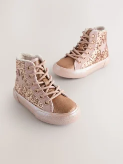 Or - Baskets hautes étoiles