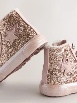 Or - Baskets hautes étoiles