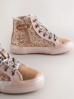 Or - Baskets hautes étoiles