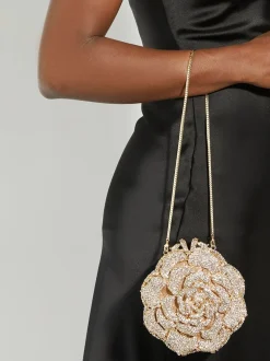 Or - Dune London Bling Hard Embellished Flow Bag