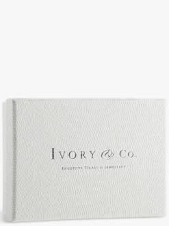 Or - Ivory & Co Pince à fleurs émaillées et cristaux de gardénia