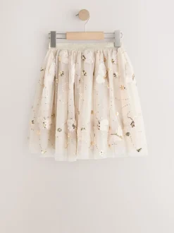 Or - Jupe en maille à sequins (3-16ans)