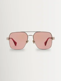 Or - Lunettes de soleil Vivienne Westwood Cowboy VW5100 400 brillants