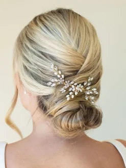 Or - Peigne Ivory & Co Pearl Shimmer Crystal