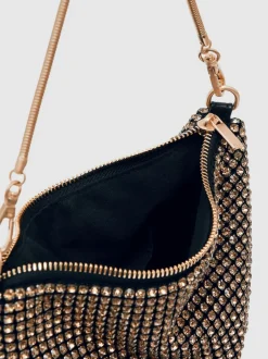 Or - Pochette à bracelet en cristal Reiss Leah