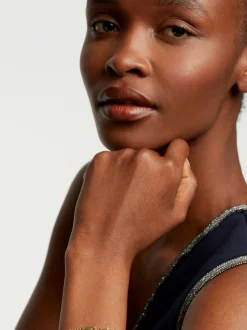 Or - Ted Baker HARSAA : bracelet réglable à petit cœur