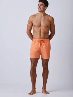 Orange - BOSS Shorts de bain emblématique à rayure latérale Logo