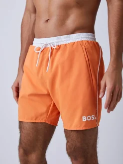Orange - BOSS Starfish Quick Dry Shorts de bain