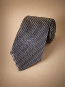 Orange - Cravate Signature en soie italienne