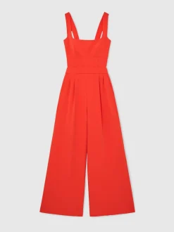 Orange - Reiss Dion Ample Cut-Out Combinaison