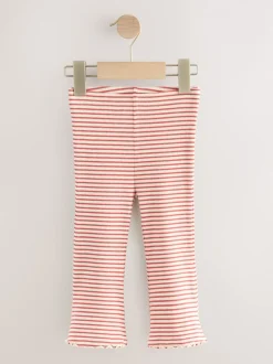 Orange automnal - Lot de 5 leggings évasés (3mois-7ans)