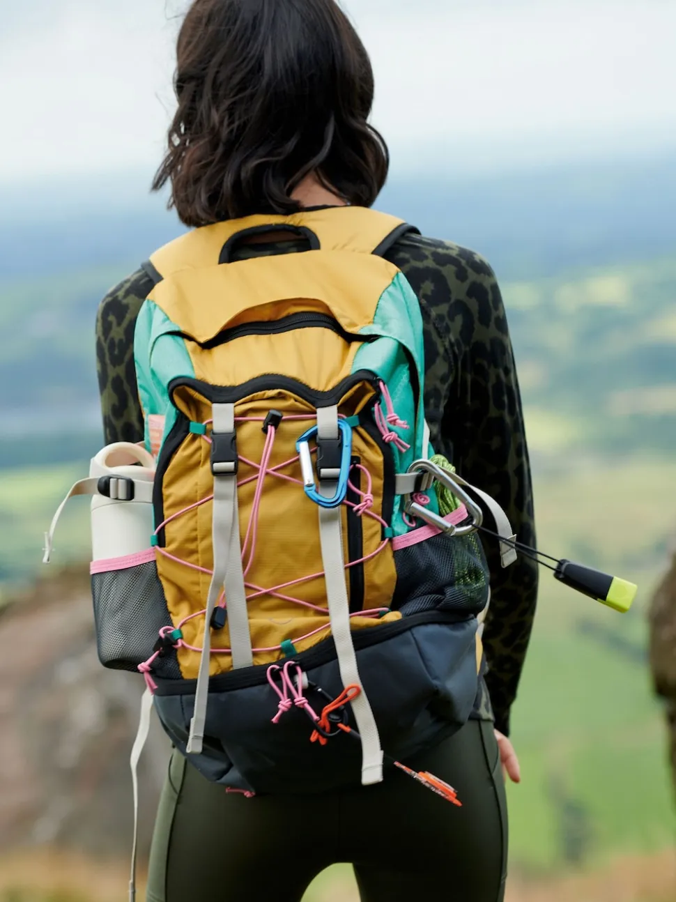 Orange color block - Sac de randonnée Next Active Sports 30 l avec housse imperméable