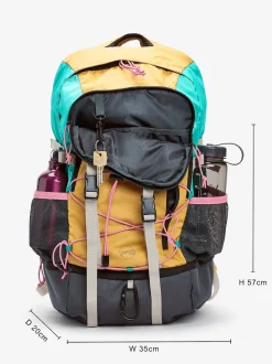 Orange color block - Sac de randonnée Next Active Sports 30 l avec housse imperméable