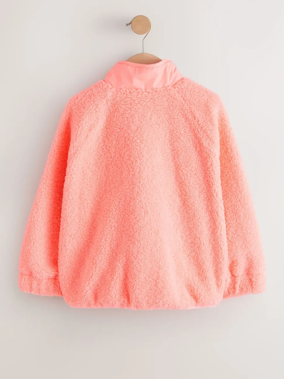 Orange corail - Veste en polaire boutonnée (3-16ans)