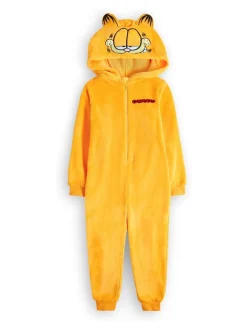 Orange Garfield - Vanilla Underground Unisexe Kids Fleece Tout-en-un