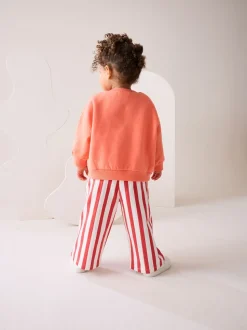 Orange Squeeze the Day - Ensemble Sweat-shirt et Pantalons Amples (3mois-7ans)