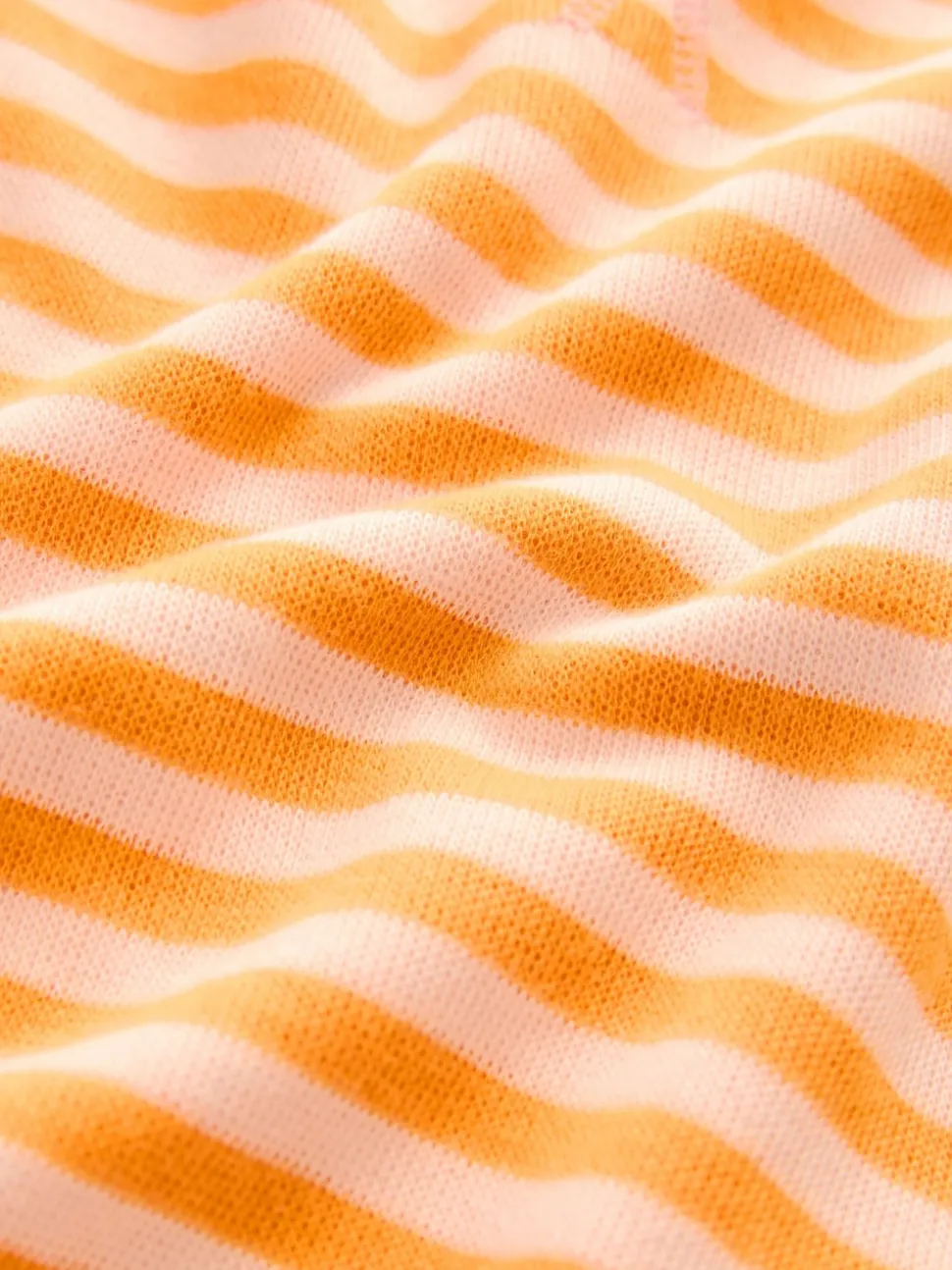 Orange/rose - Sweat-shirt oversize côtelé confortable (9mois-16ans)