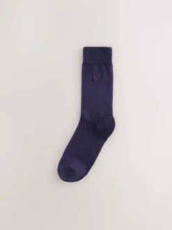 Orange/vert/bleu - Lot de 8 - Chaussettes fraîches brodées durables