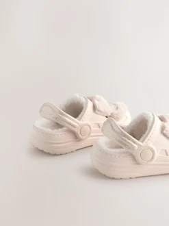 os - Chaussons sabots doublés de fausse fourrure