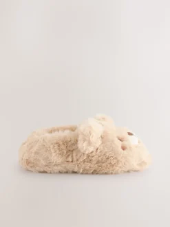 Ours brun neutre - Slippers de caractère