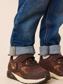 ours marron - Entraîneurs en dentelle élastique