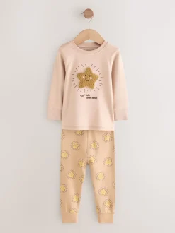 Ours marron/étoile - Lot de 3 pyjamas Snuggle (9mois-9ans)