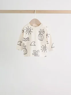 Palmier monochrome - Ensemble 6 Pieces Haut & Leggings BÉBÉ (0mois-3ans)