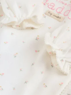 Papa Blanc écru - Combinaison de nuit BÉBÉ famille (0-2ans)