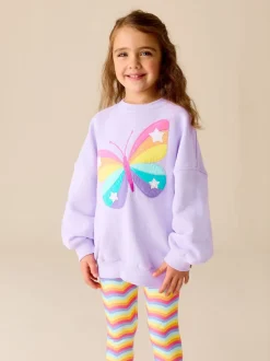 Papillon Violet lilas - Little Bird by Jools Oliver ensemble Pulls et Leggings 2 Pieces