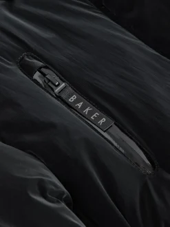 Parka Baker by Ted Baker longue imperméable à ceinture noire rembourrée