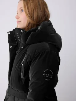 Parka Baker by Ted Baker longue imperméable à ceinture noire rembourrée