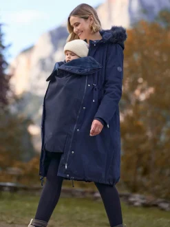 Parka de Grossesse et de portage Seraphine Premium Sub-Zero rembourrée en duvet 3en1