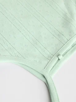 pastel - Lot de 5 bodys débardeurs en maille pointelle pour bébé