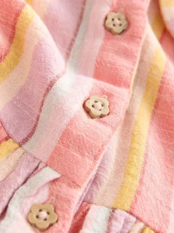 Pastel rayé - Chemises Col Combinaison (3mths-7yrs)