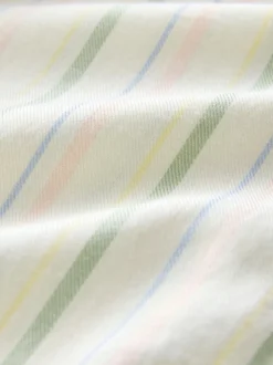 Pastel rayé - 100Chemises décontractées en coton à boutons Manches longues Chemises décontractées