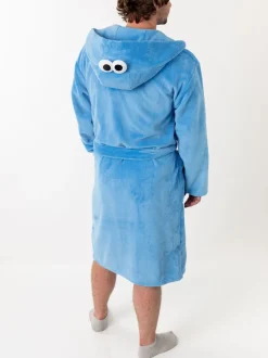 Peignoir à capuche Vanilla Underground Sesame Street Cookie Monster