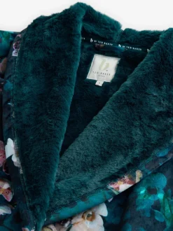 Peignoir B by Ted Baker bleu canard foncé fleuri