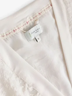 Peignoir B by Ted Baker ivoire à plumes