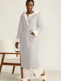 Peignoir douillet Lands' End gaufré en peau de mouton