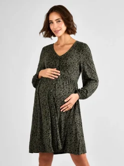 Peignoir Jojo Maman Bébé Maternité boutonné en jersey