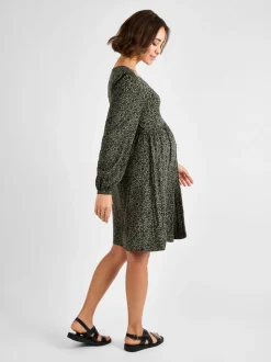 Peignoir Jojo Maman Bébé Maternité boutonné en jersey