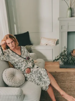 Peignoir Laura Ashley en viscose